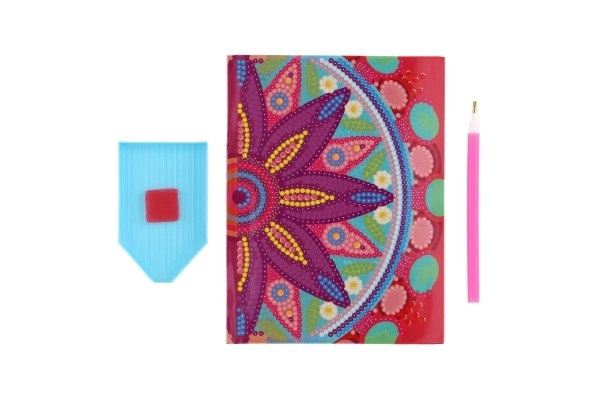 Creatieve set dagboek met diamantdecoratie