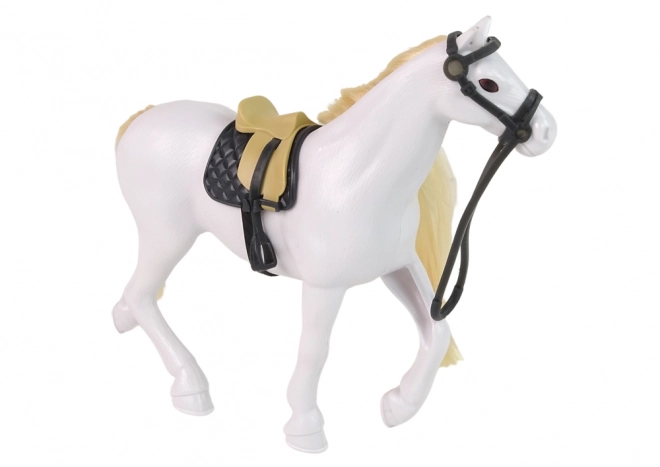 Pferdefigur mit kämmbarer Mähne und Zubehör