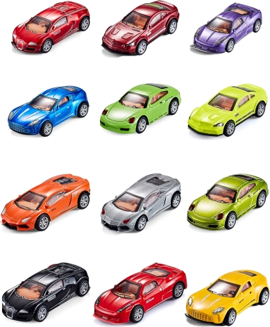 Metal Car with Pull Back 8.5 cm