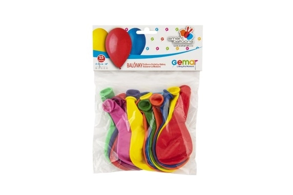 Gekleurde opblaasbare ballonnen - 15 stuks
