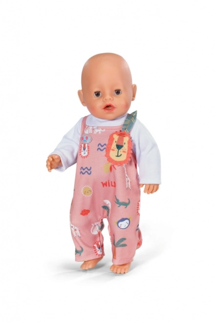 Grenouillère Jungle pour poupées BABY born 43 cm