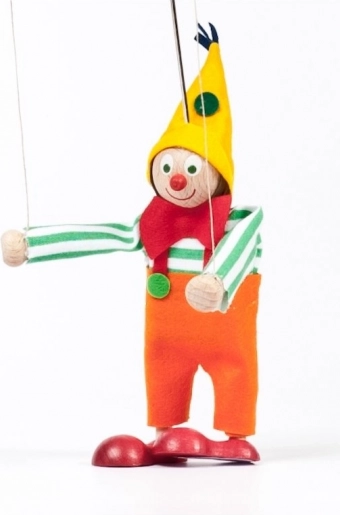 Hölzerne Puppe Narr Jarmil 12 cm