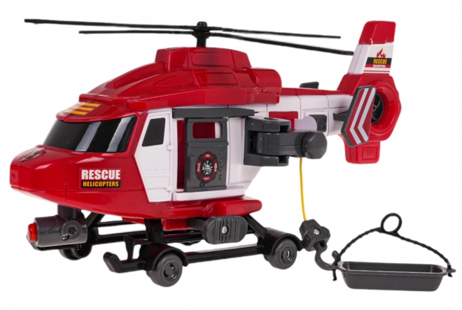 Hélicoptère de sauvetage 1:16 Service d'incendie