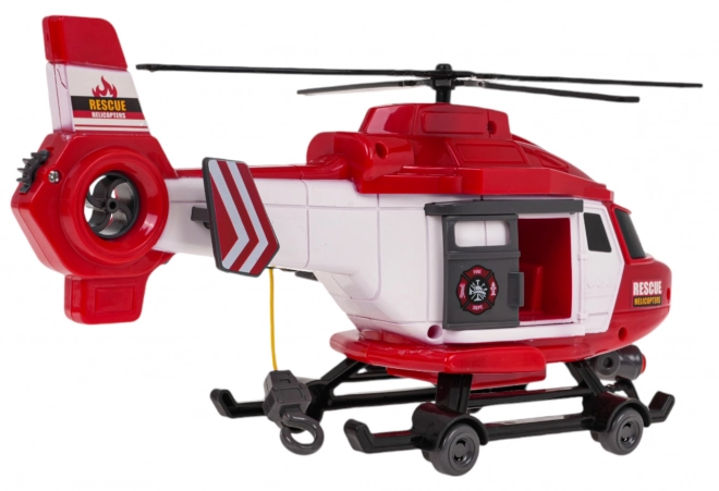 Hélicoptère de sauvetage 1:16 Service d'incendie