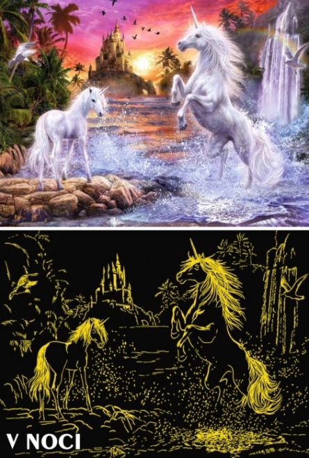 Ravensburger puzzel Eenhoorns bij de Rivier 500 stukjes