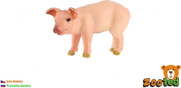 Kunststofffigur Hausschwein – Ferkel 5 cm