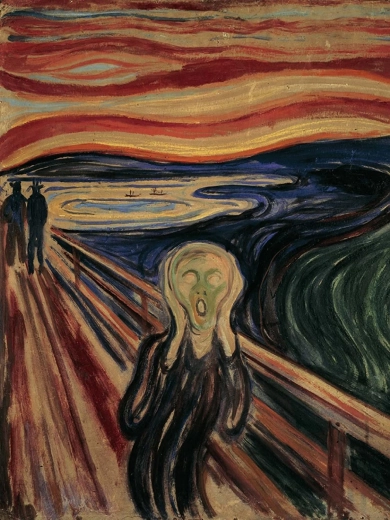 Puzzle Ravensburger Art Collection: The Scream, 1000 pieces