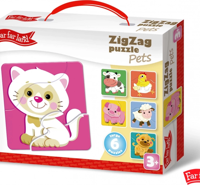 Puzzle ZigZag Animaux de compagnie Far Far Land
