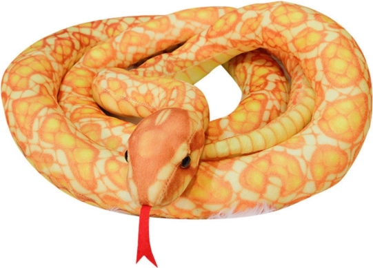 Plüschschlange Golden 110 cm