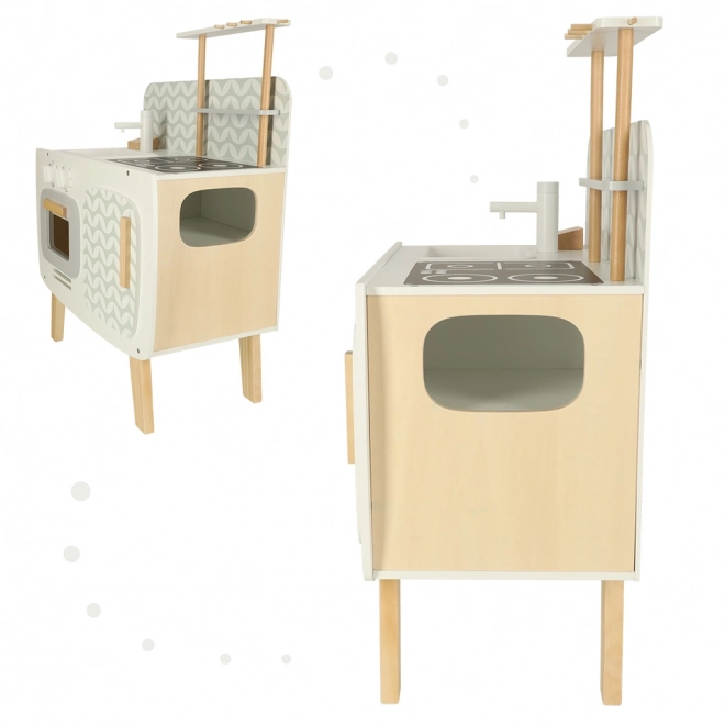 Houten kinderkeuken Lulilo retro