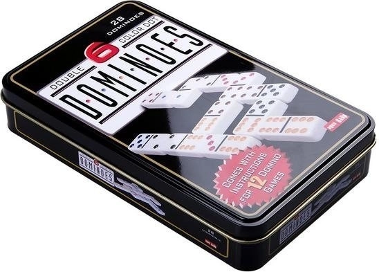 Domino in a metal tin – 28 pieces
