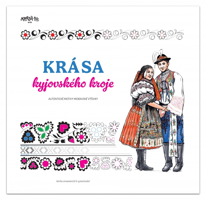 De magie van de Kyjov-klederdracht - antistress kleurboeken