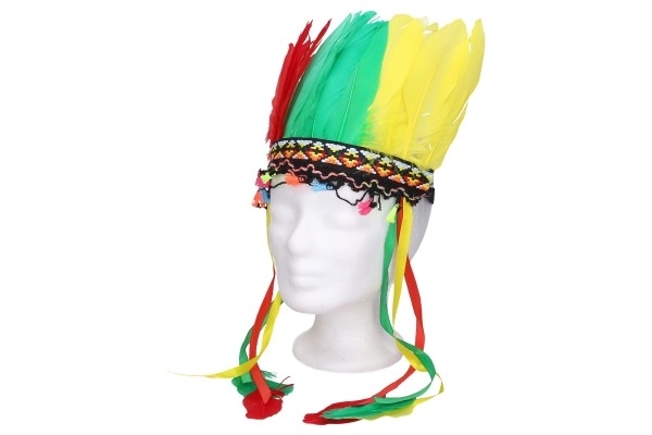 Set carnaval - Indiaanse hoofdband MIX