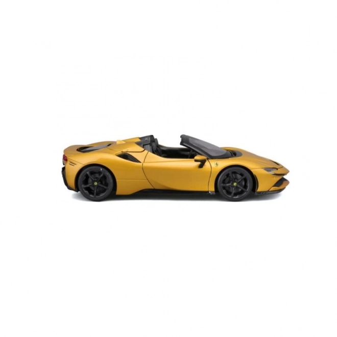 Bburago Ferrari SF90 Spider 1:18 - Geel