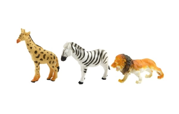 Safaridieren ZOO set 6 stuks