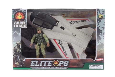 Militaire set: Straaljager met soldaat
