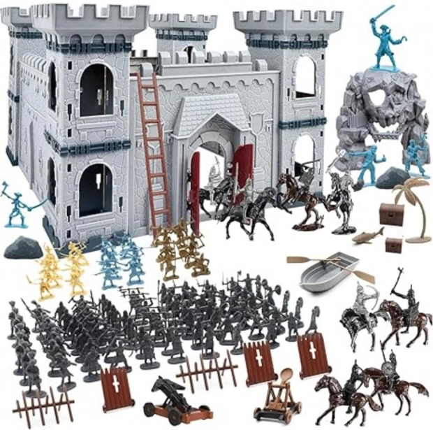 Piratenkasteel met figuren en accessoires, 311 onderdelen