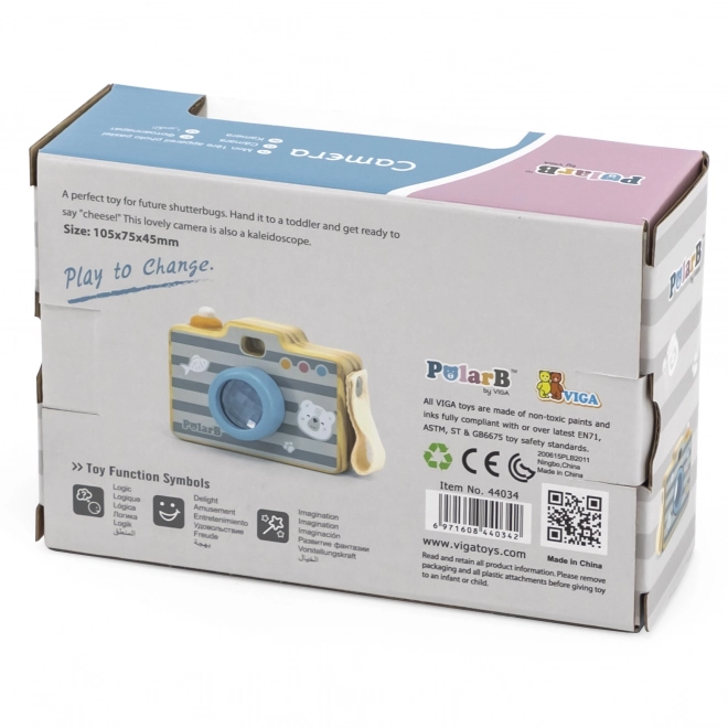 Houten camera