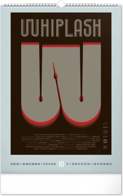 Wall Calendar Alternative Movie Posters 2026