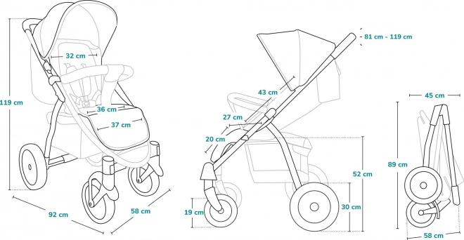 Pliage facile et dimensions compactes