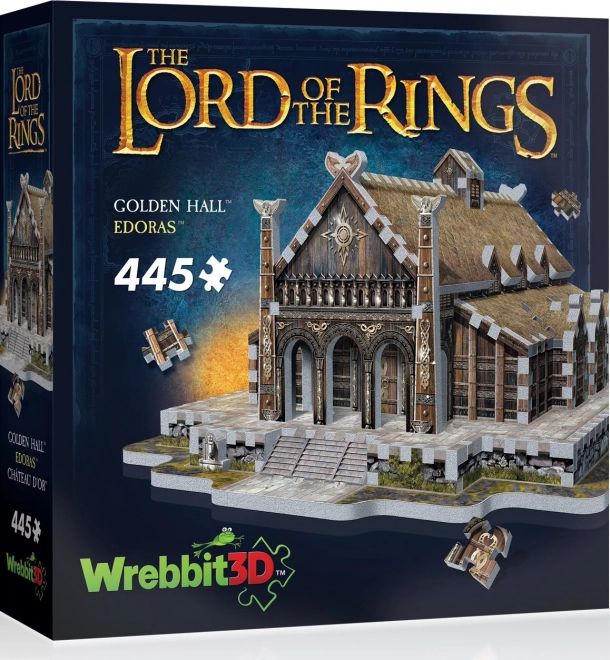 3D Puzzle Golden Hall Edoras from The Lord of the Rings 445 Pieces