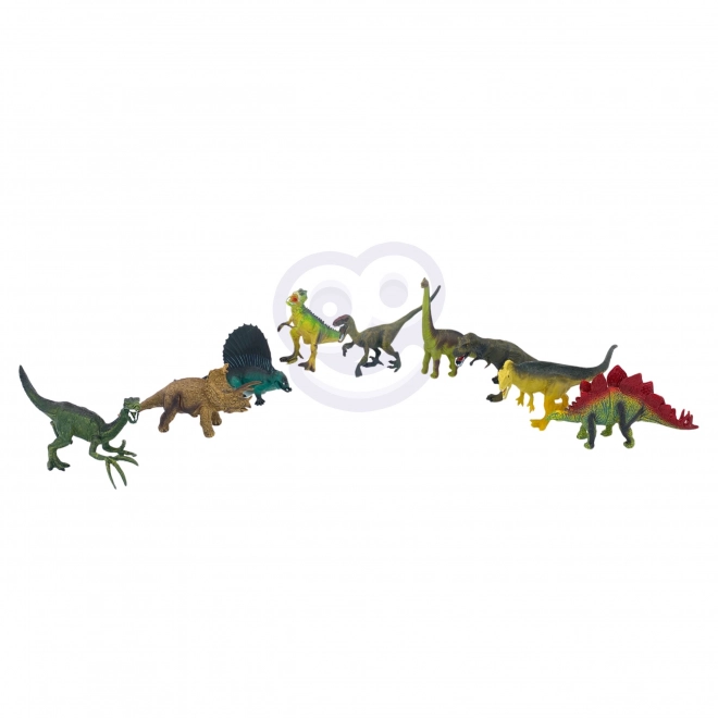 Dinosaur Figures Set with Mat and Carry Case