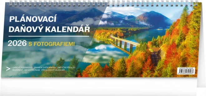 Bureaukalender Belastingplanner met foto’s 2026