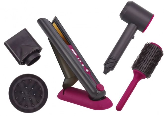 Kit de coiffure Sèche-cheveux Lisseur Brosse de rechange Extensions