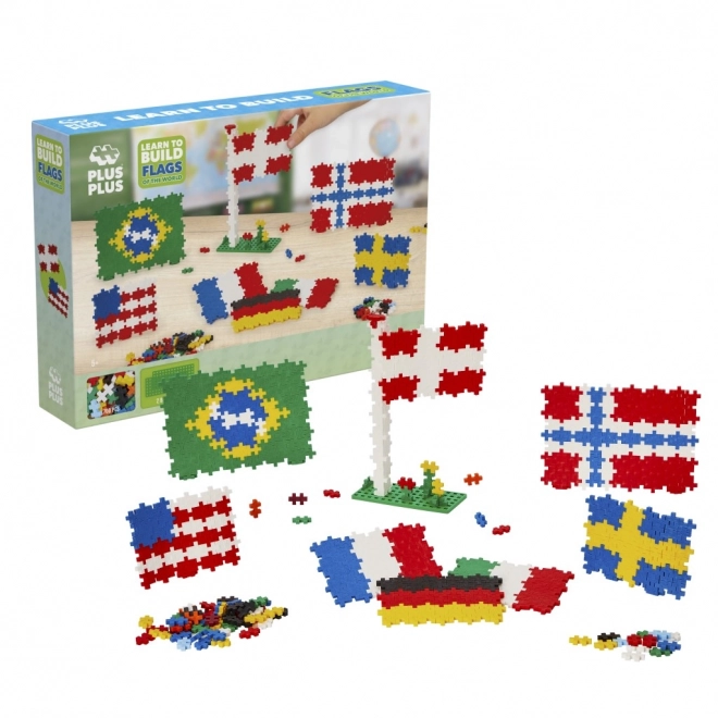 Plus-Plus Building Set World Flags