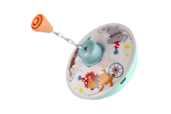 Tol draaiend diameter 12cm metaal 2 kleuren 6st in doos