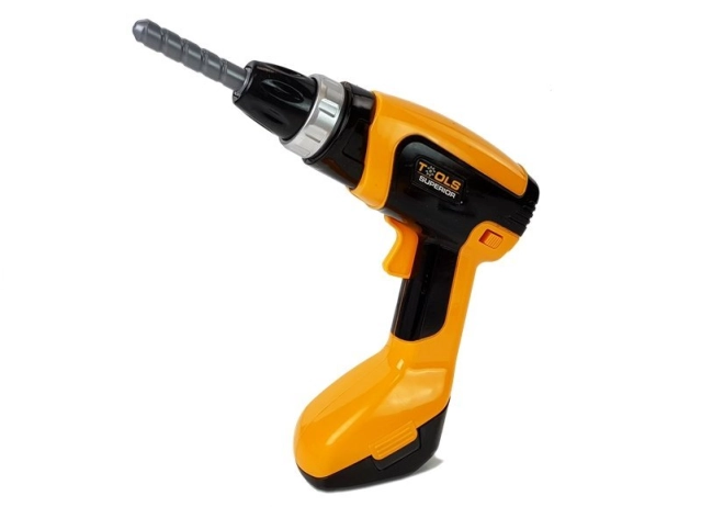 Movable drill for realistic play