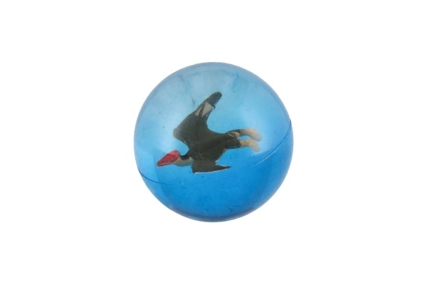 Stuiterbal met dinosaurus 4cm mix soorten 32st in pot