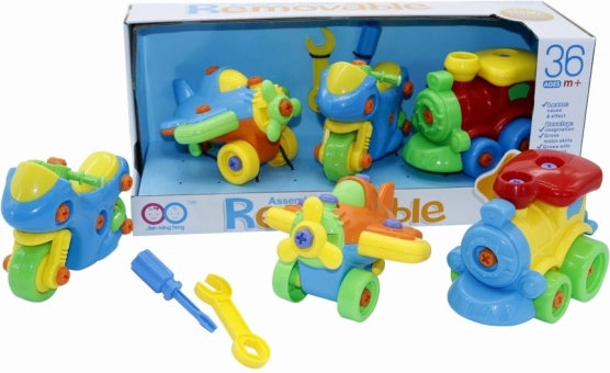 Ensemble de véhicules à visser pour enfants