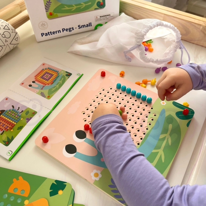 Houten puzzel met pinnetjes van Tooky Toy