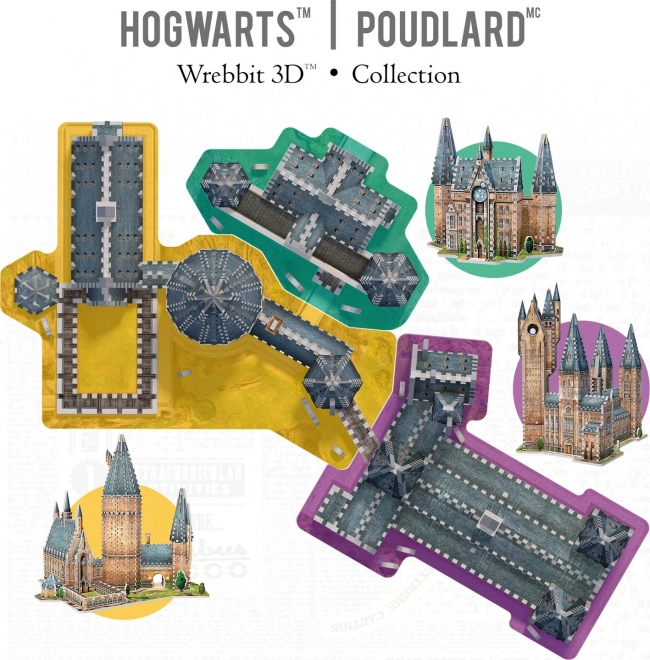 WREBBIT 3D puzzel Harry Potter: Zweinstein, Astronomietoren 875 stukjes