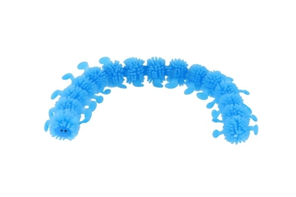 Rups katten antistress siliconen 24cm beschikbaar in 4 kleuren