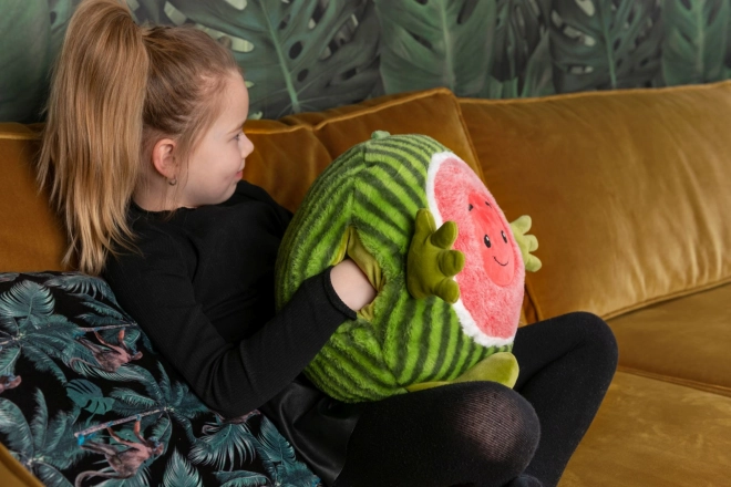 Cozy Noxxiez Watermelon Warming Plush Pillow 3 in 1