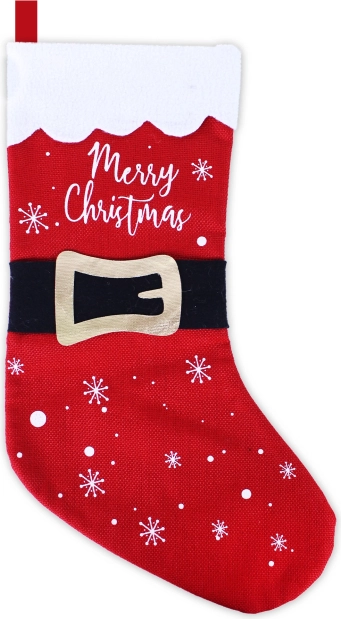 Chaussette décorative de Noël avec boucle