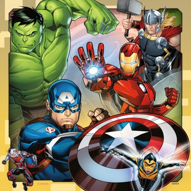 Puzzel Ravensburger Marvel Avengers 3x49 st.
