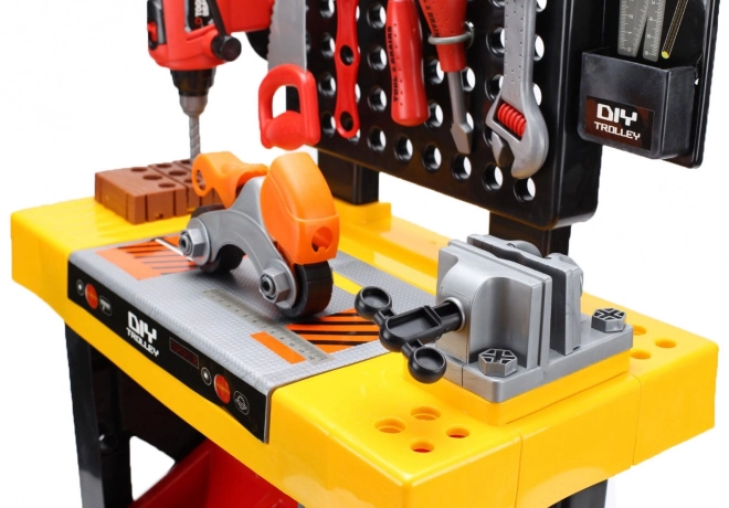 Werkplaats Speelgoed Tool & Brains voor kinderen met 39 stuks