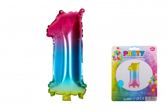 Regenboog opblaasbare ballon - nummer 1