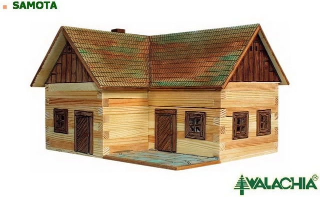Holz-Klebebausatz Walachia Einsiedelei 1:32