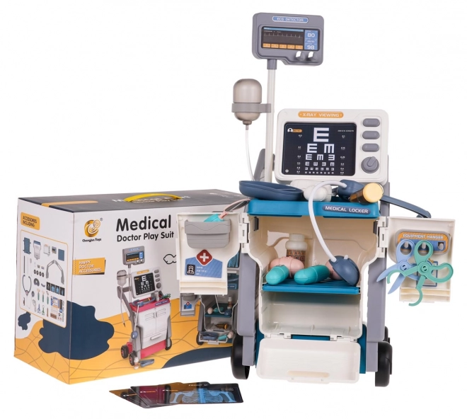 Medische set met ECG + accessoires Blauw