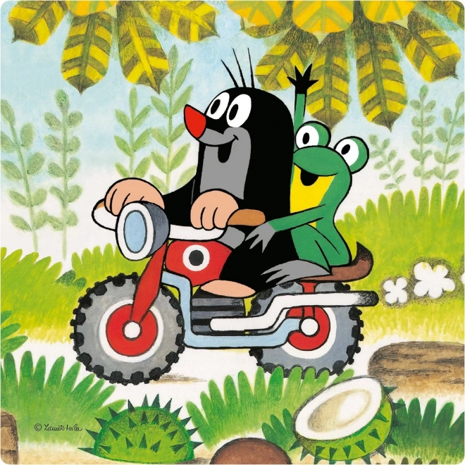 Dino Baby Puzzle Little Mole on the Meadow 3-in-1