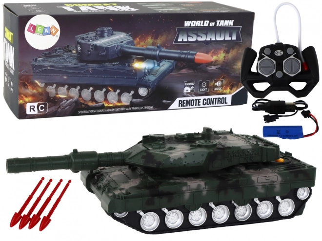 Groene RC tank