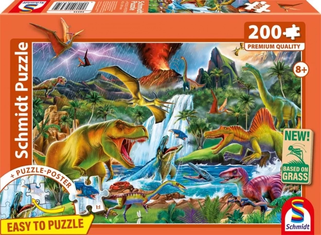 Puzzle Urzeitgiganten 200 Teile von Schmidt