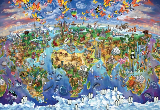 Puzzle EUROGRAPHICS Wereldwonderen 5000 stukjes
