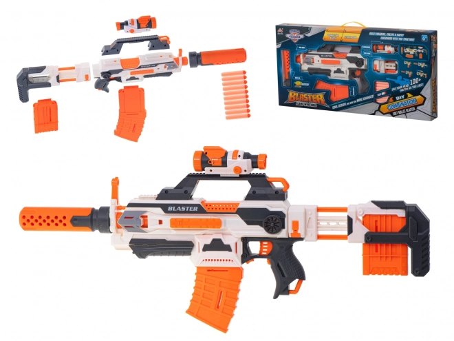 Blaster modulaire mitrailleur 4-in-1 + 30 pijlen