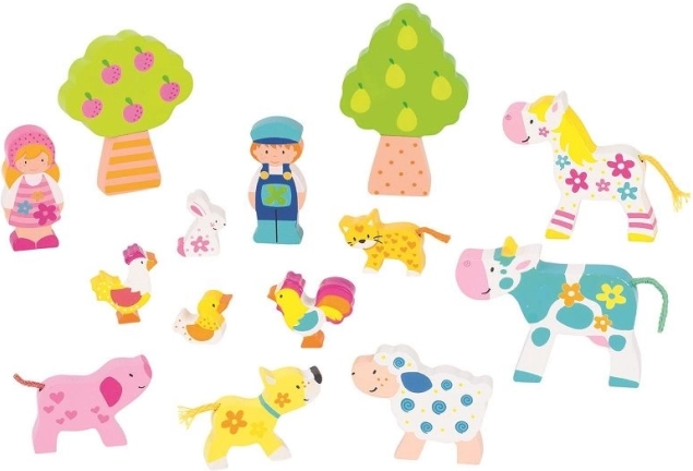Jeu de construction en bois Susibelle