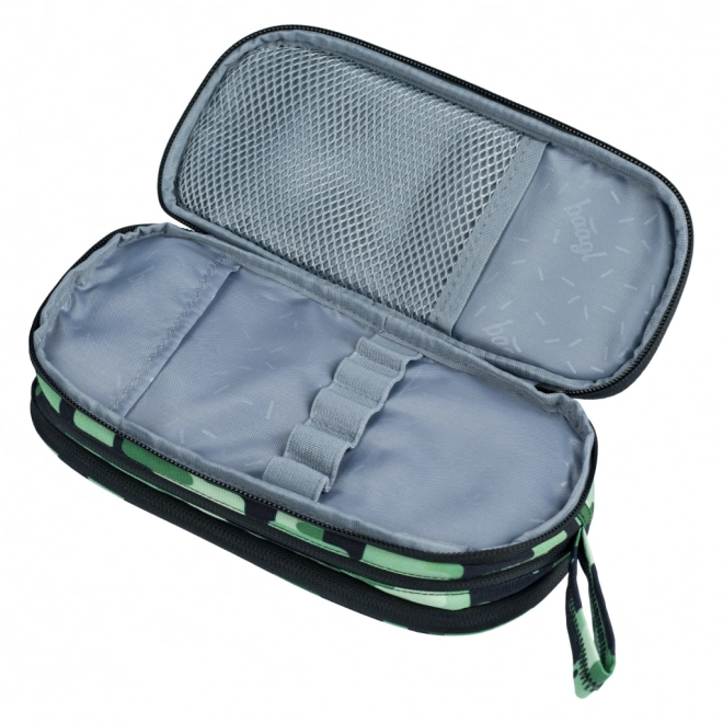 BAAGL 3 SET Coolmate Green: rugzak, etui, zak